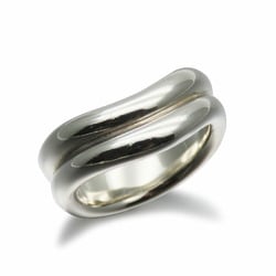 Tiffany Ring Double Curved Wave Elsa Peretti Silver 925 Approx. 9.2g Accessory Women's TIFFANY&Co.