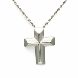 Tiffany Necklace Tenderness Heart Cross Silver 925 Approx. 3.5g Paloma Picasso Women's TIFFANY&Co.