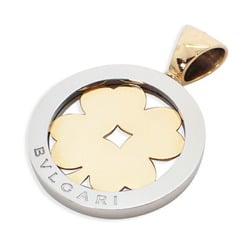 BVLGARI 750 SS Tondo Four-leaf Clover Pendant Top g376-41