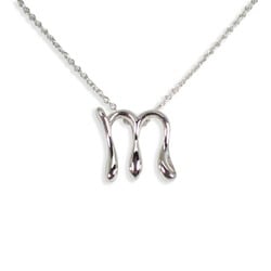 TIFFANY 925 Initial M Pendant Necklace