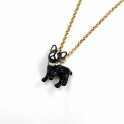 Kate Spade Plated Macherie Antoine Dog Necklace Pendant Rhinestone JA-75