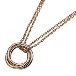 Cartier Necklace for Women 750PG 750WG 750YG Trinity Pink Gold White Yellow CRB7218200 Polished