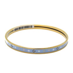 Hermes Chorus Stellarum Bangle Cloisonné/enamel,Metal Bangle Gold,Light Blue