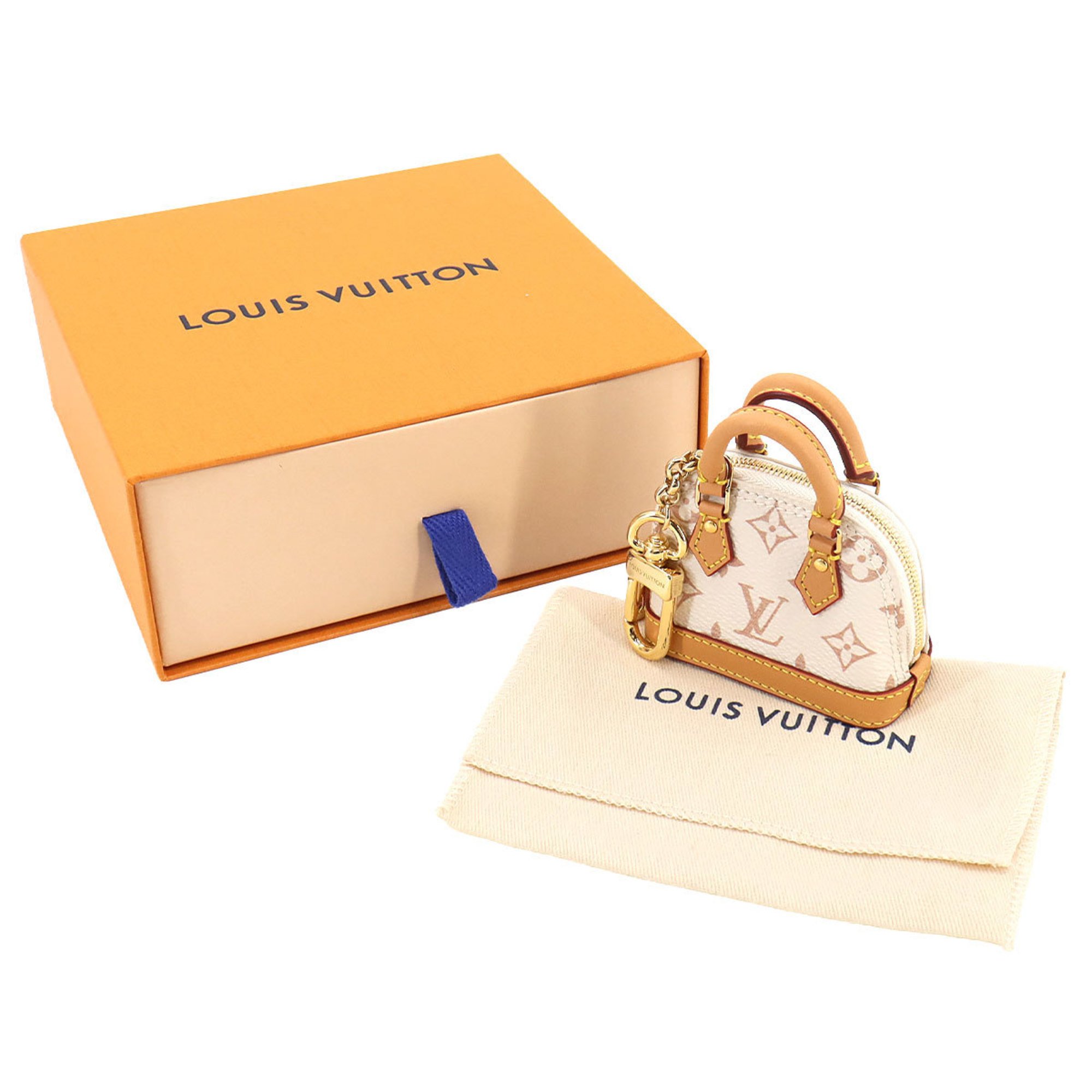 Louis Vuitton Monogram Dune Bag Charm Micro Alma Keychain M01883