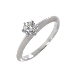 Tiffany & Co. Solitaire Diamond 0.35ct F VVS1 3EX Ring Pt