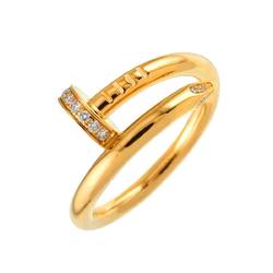 Cartier Juste un Clou #56 Ring Diamond K18 YG Yellow Gold 750 Un