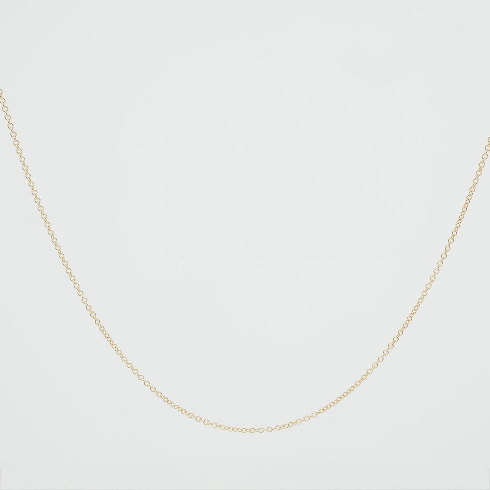 Tiffany Chain Necklace Yellow Gold 60011300 Women's K18YG 750 TIFFANY&Co.