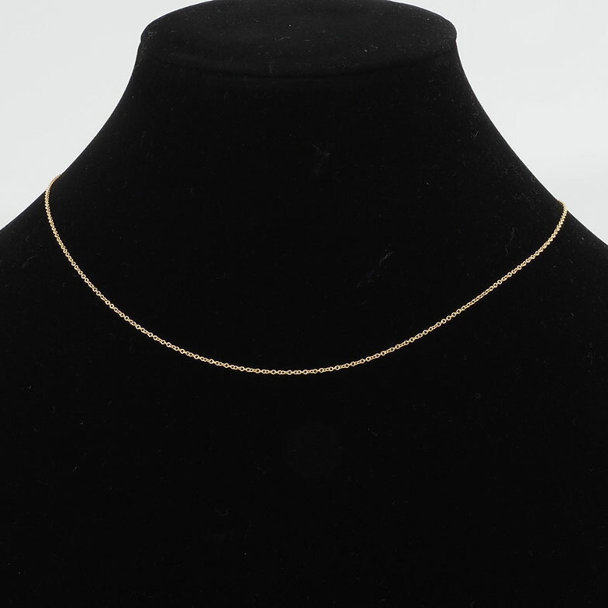 Tiffany Chain Necklace Yellow Gold 60011300 Women's K18YG 750 TIFFANY&Co.