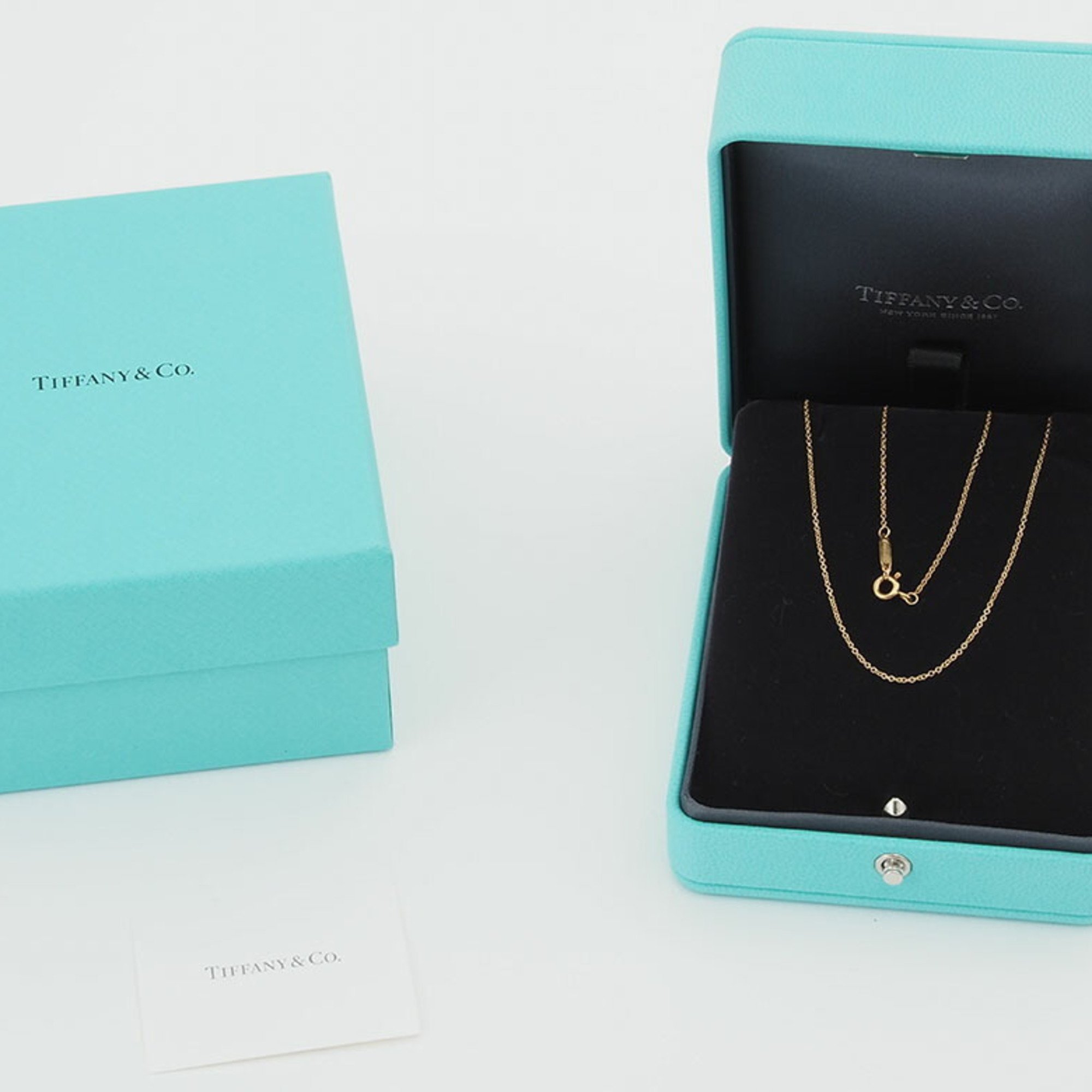 Tiffany Chain Necklace Yellow Gold 60011300 Women's K18YG 750 TIFFANY&Co.