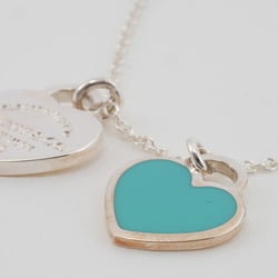 Tiffany & Co. Return to Blue Double Heart Pendant Silver 60014069 Women's TIFFANY