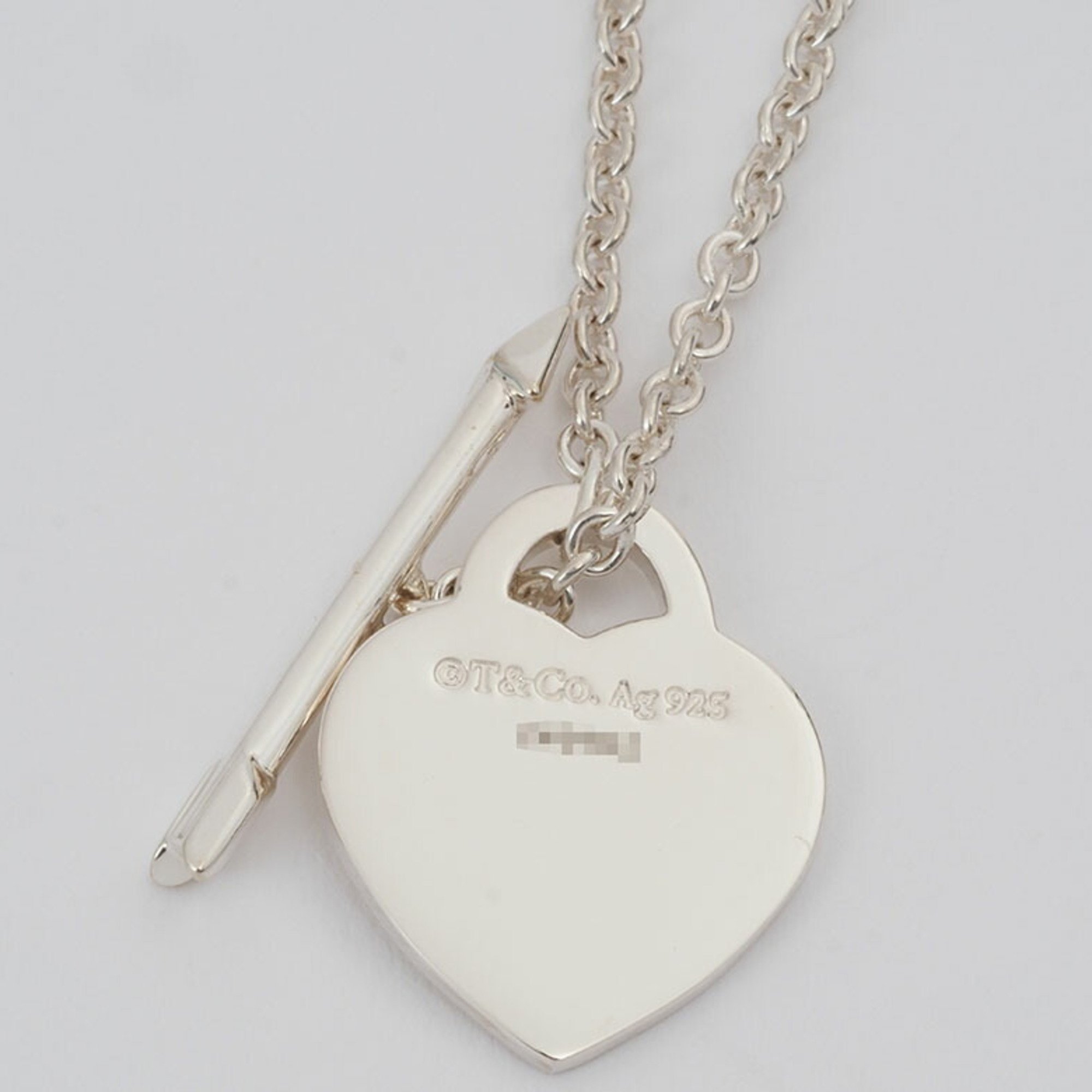 Tiffany Lovestruck Heart Tag Pendant Silver 70878208 Women's TIFFANY&Co.