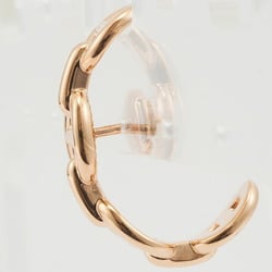 Hermes Earrings Chaine d'Ancre Enchaine Pink Gold H221511B 00 Women's K18PG HERMES