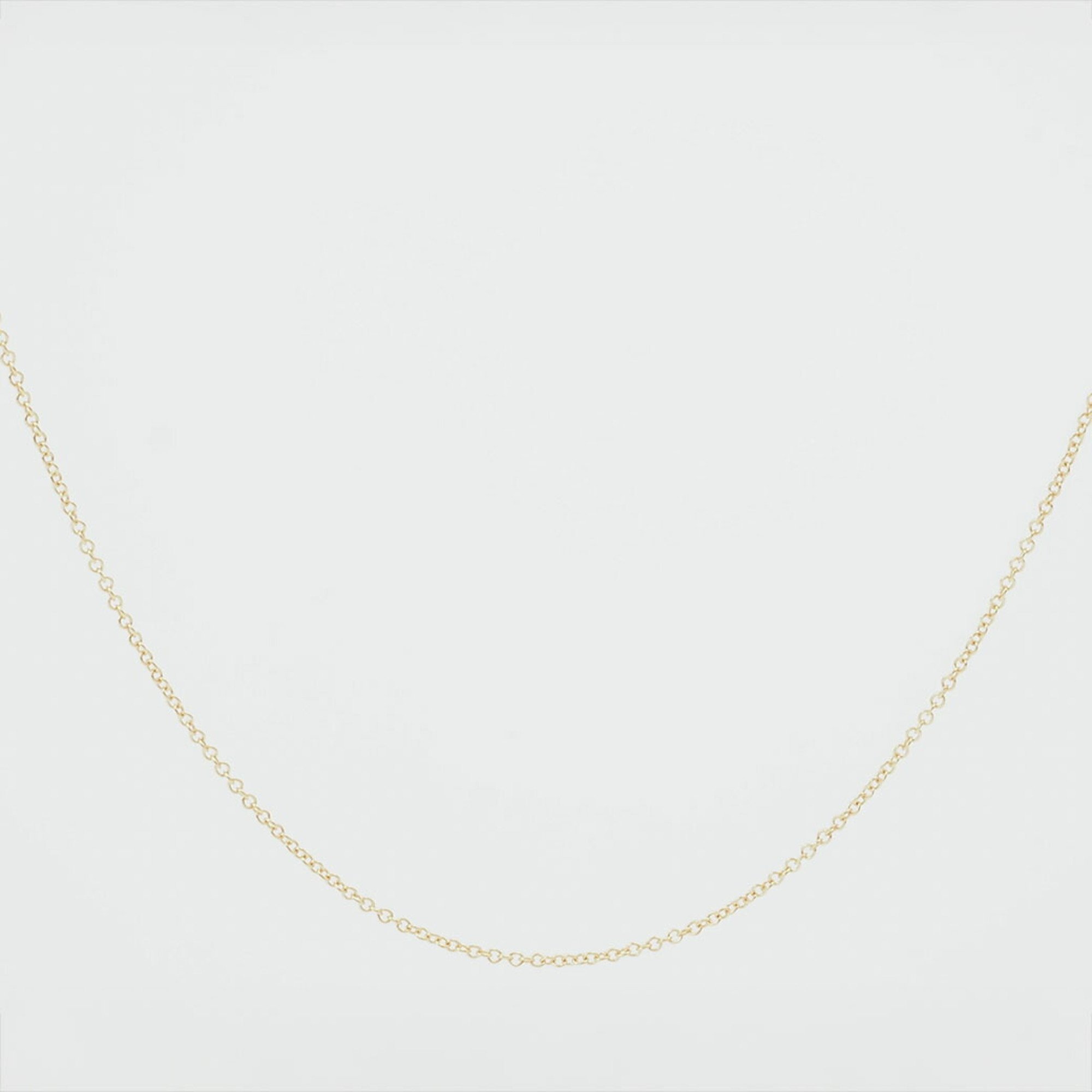 Tiffany Chain Necklace Yellow Gold 60011299 Women's K18YG 750 TIFFANY&Co.