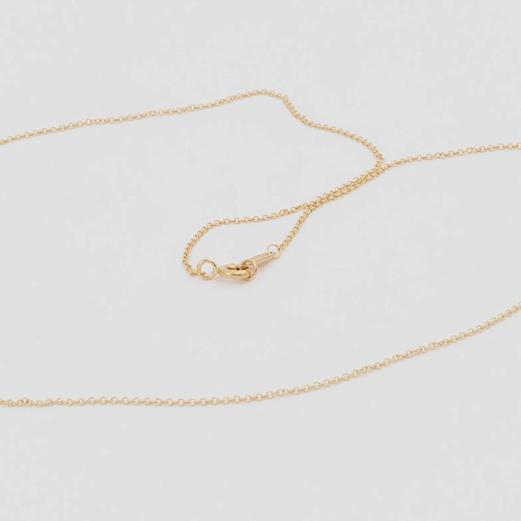 Tiffany Chain Necklace Yellow Gold 60011299 Women's K18YG 750 TIFFANY&Co.