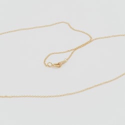 Tiffany Chain Necklace Yellow Gold 60011299 Women's K18YG 750 TIFFANY&Co.