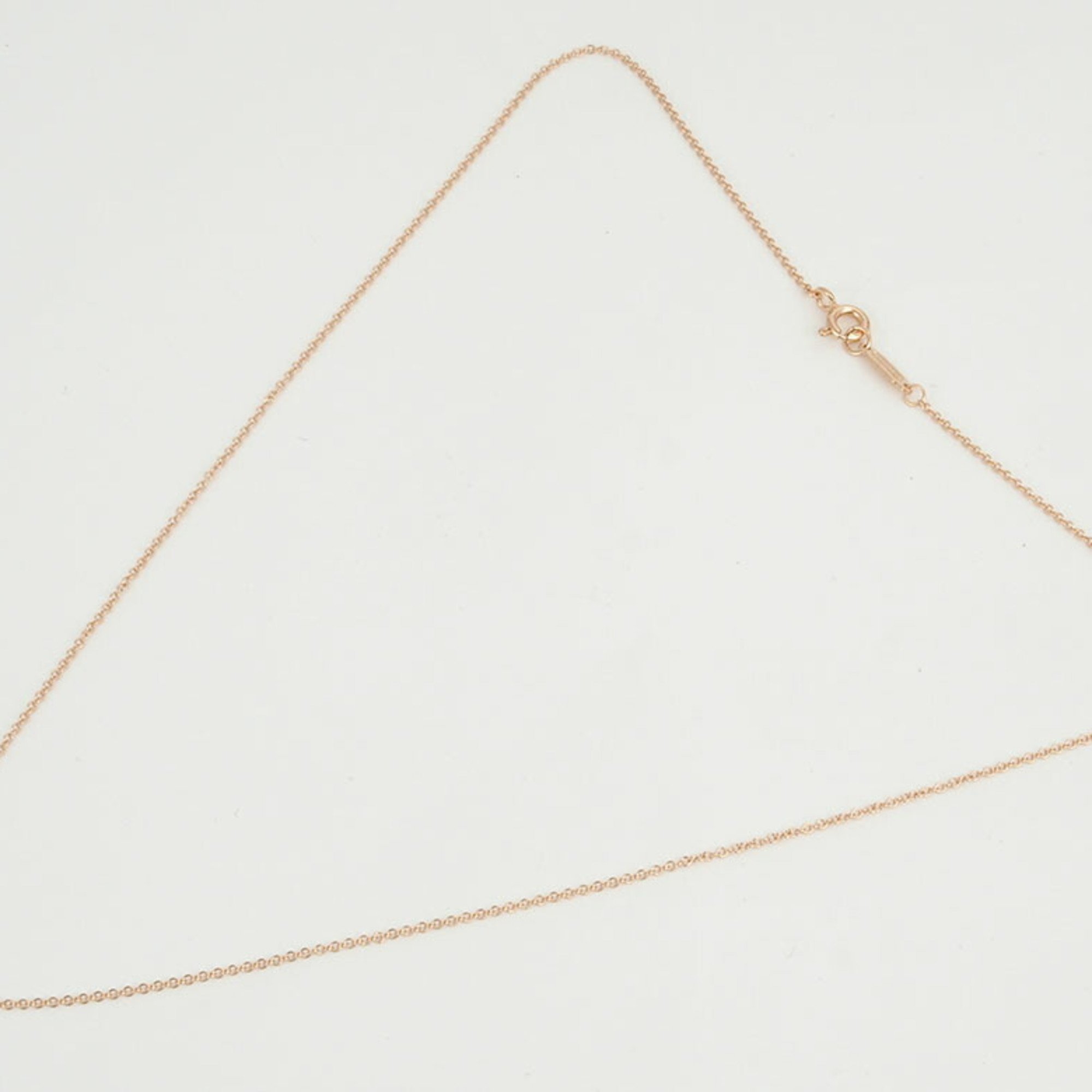 Tiffany Chain Rose Gold Necklace Pink 60011339 Women's TIFFANY&Co.