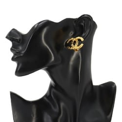 CHANEL Coco Mark Earrings Gold