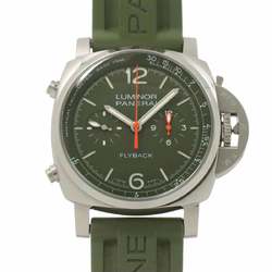 Panerai Luminor Chrono Flyback Verde Militare PAM01296 Men's Watch Green Automatic