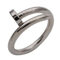 Cartier Ring for Women and Men, 750WG Juste un Clou White Gold #55, Approx. Size 15, Polished