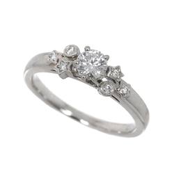 CHANEL Comet Diamond 0.27ct E VVS1 EX #49 Ring Pt Platinum COMETE