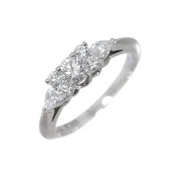 Tiffany & Co. Seven Stone Ring Diamond Pt Platinum