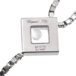 Chopard Happy Diamond Necklace 45cm K18 WG White Gold 750