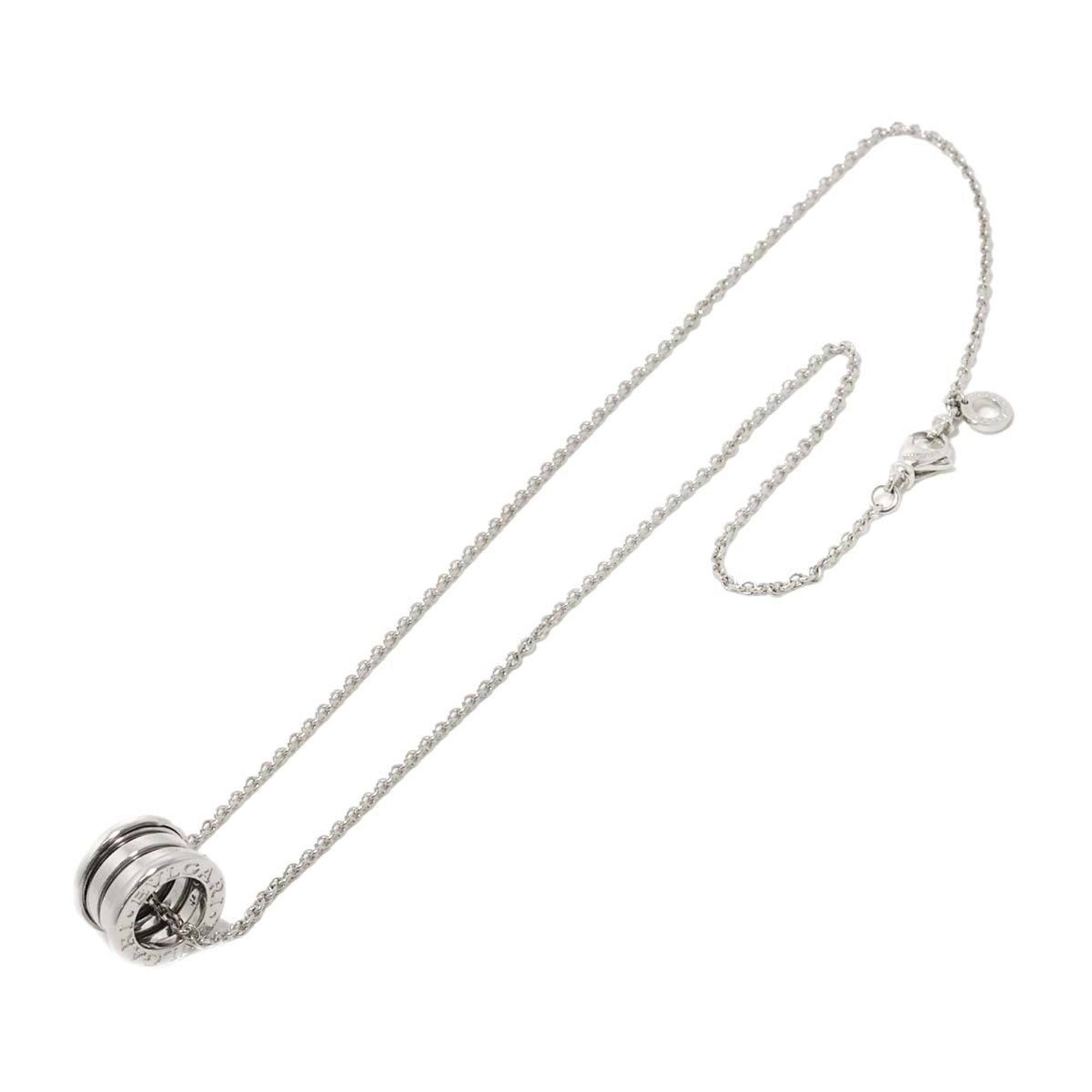 BVLGARI B-ZERO1 Necklace 40cm K18 WG White Gold 750