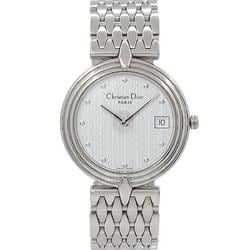 Christian Dior D69 100 Men's Watch Silver Date Quartz