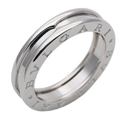 BVLGARI Ring for Women and Men, 750WG B-zero1, 1 Band, White Gold, #53, Size 13, Polished