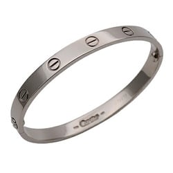 Cartier Bracelet for Women and Men, Bangle, 750WG, Love Bracelet, LOVE, White Gold #17, Polished