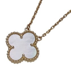 Van Cleef & Arpels Alhambra Necklace for Women, 750YG, Mother of Pearl, Yellow Gold, Polished