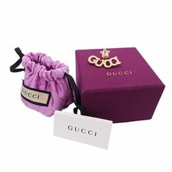 Gucci Earrings for Women, Rhinestone, Crystal, Gold, Star, Script, Single Earring, One Ear