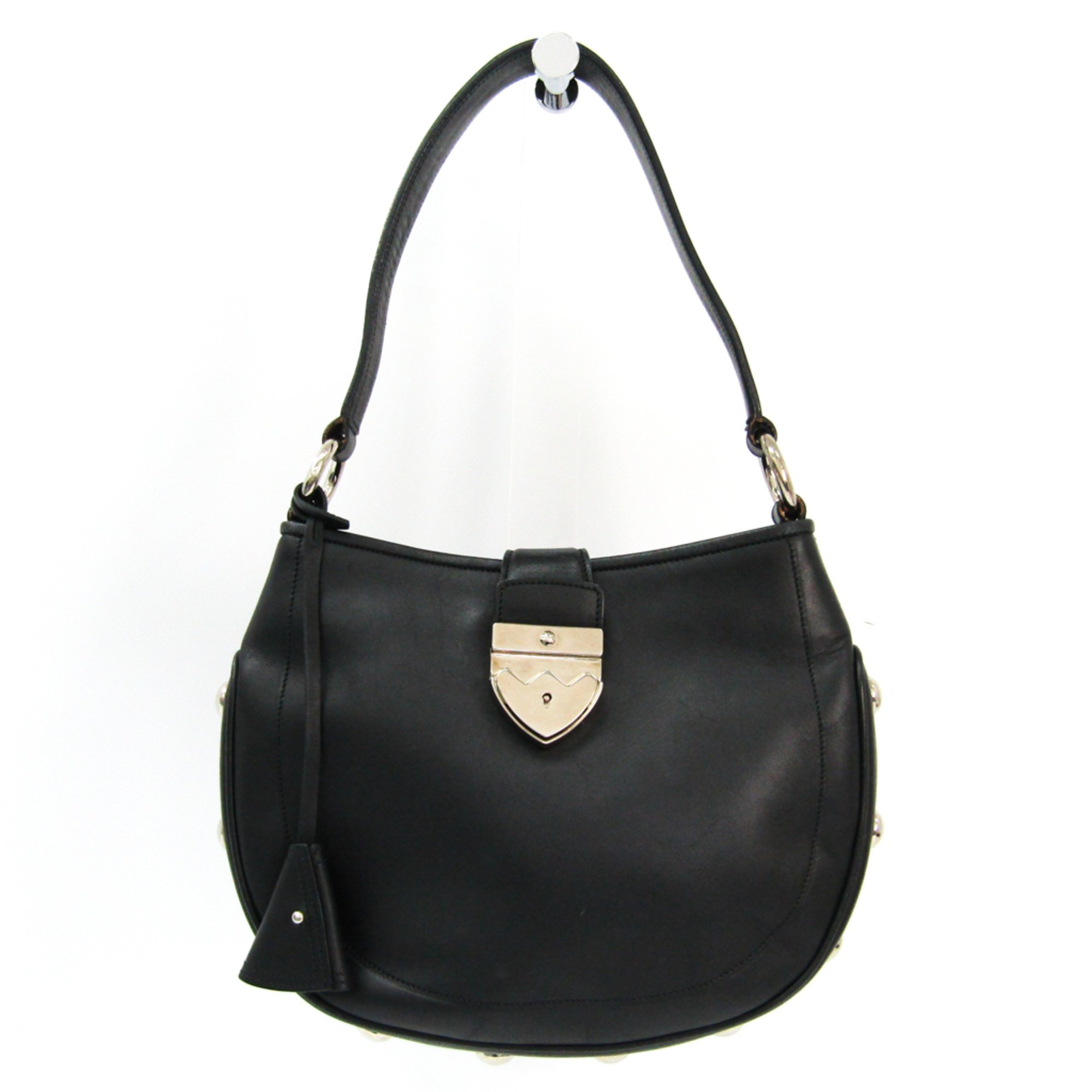 Bally COROZAR Women's Leather Shoulder Bag Black