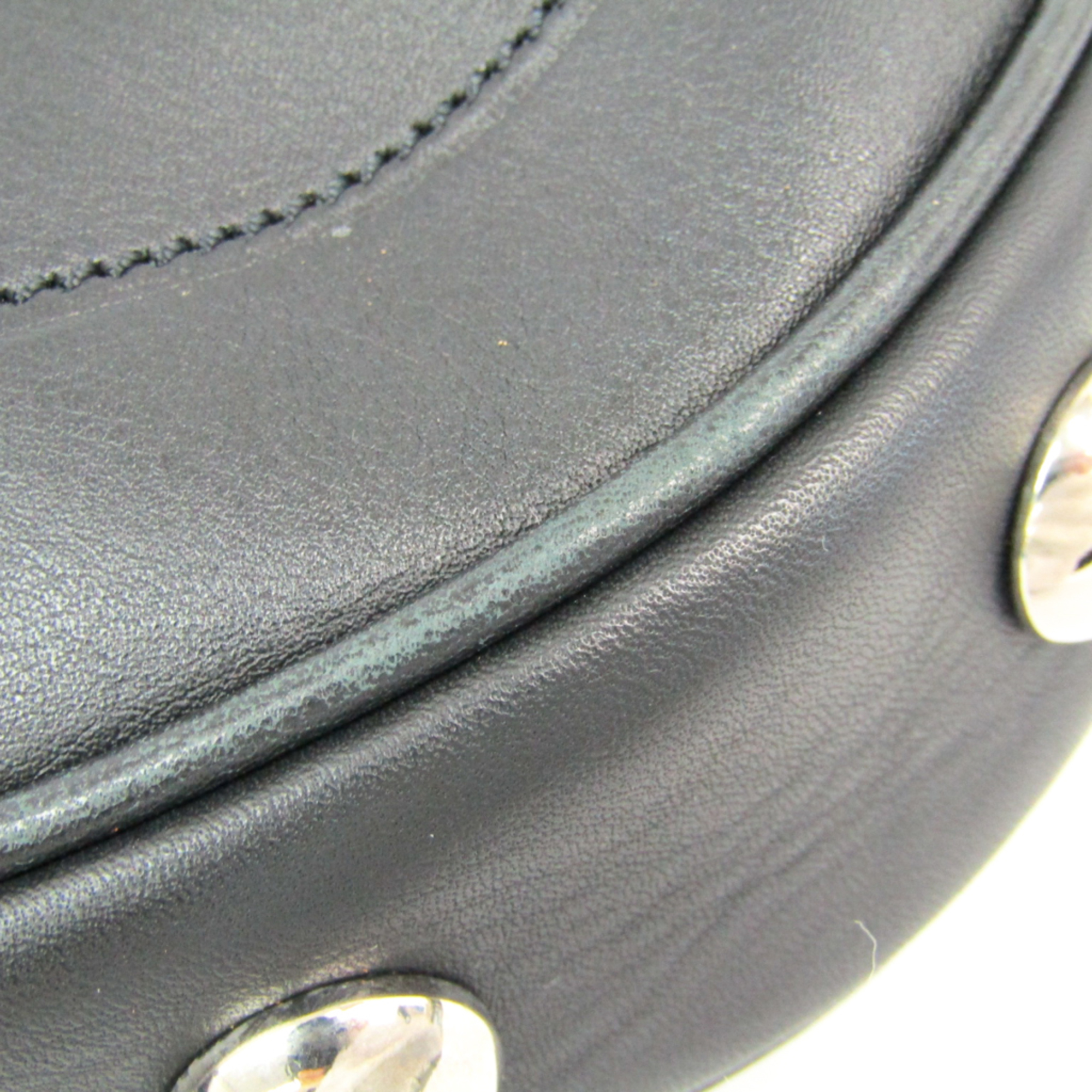 Bally COROZAR Women's Leather Shoulder Bag Black