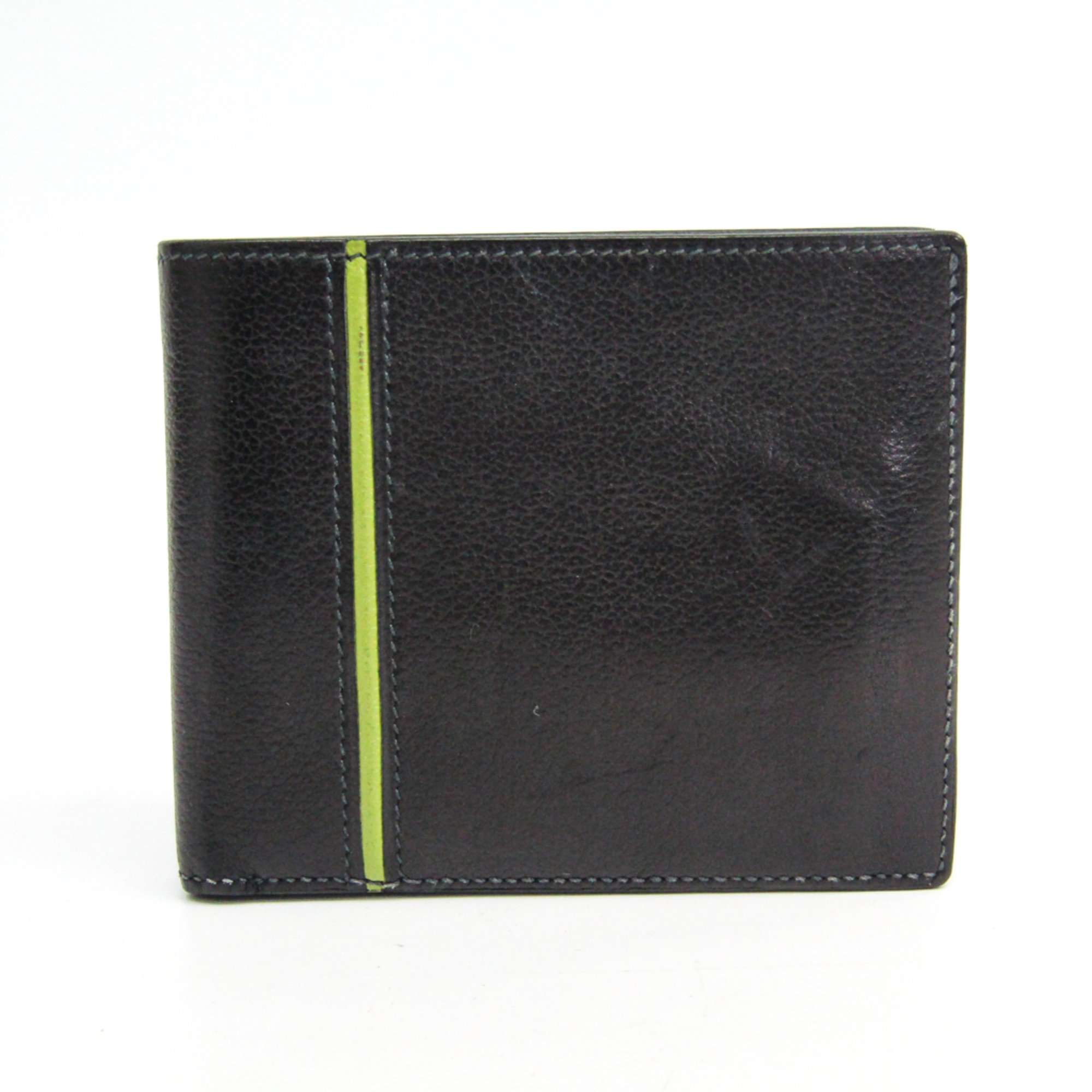 Hermes MC2 Copernic Men's Evercalf Leather Bill Wallet (bi-fold) Black