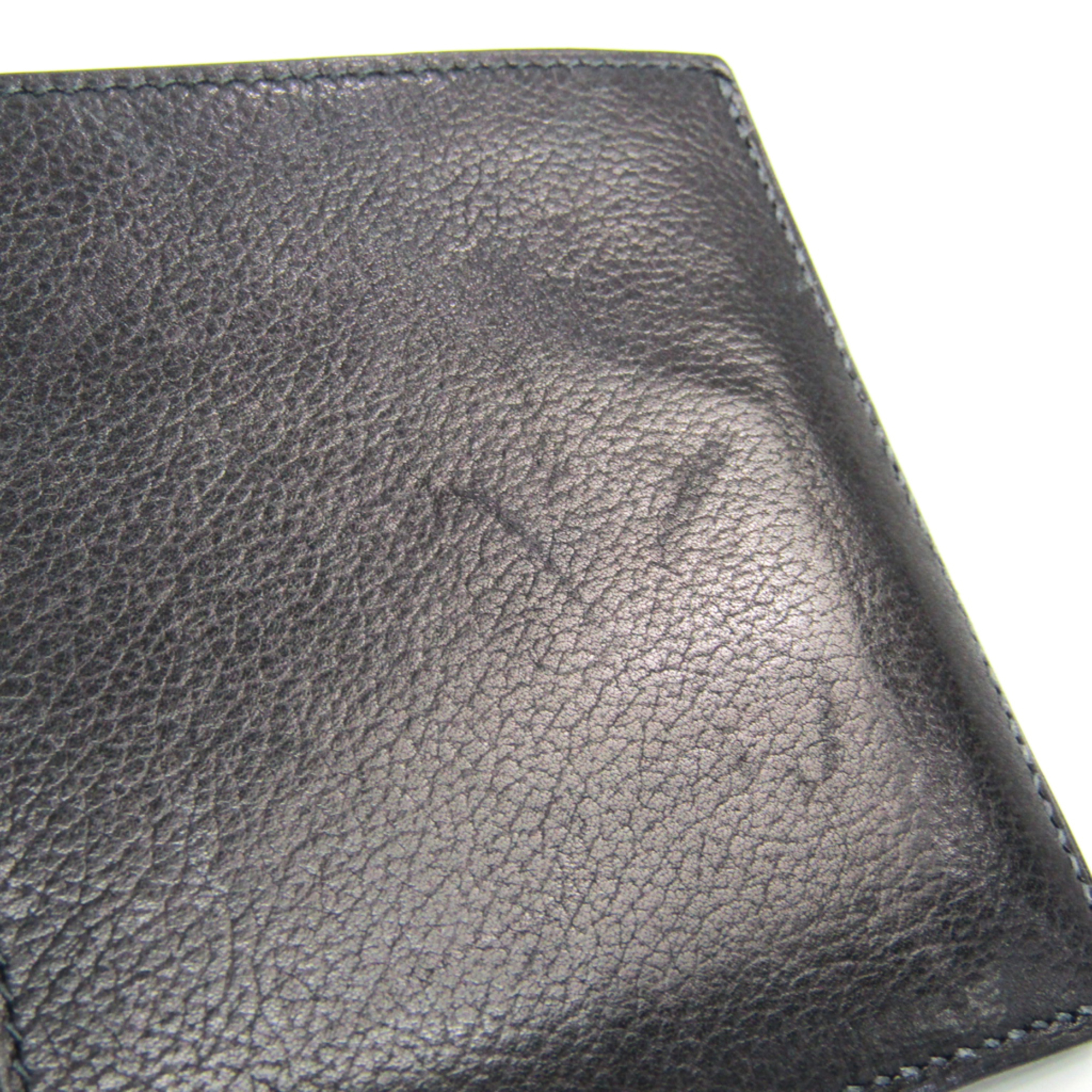 Hermes MC2 Copernic Men's Evercalf Leather Bill Wallet (bi-fold) Black