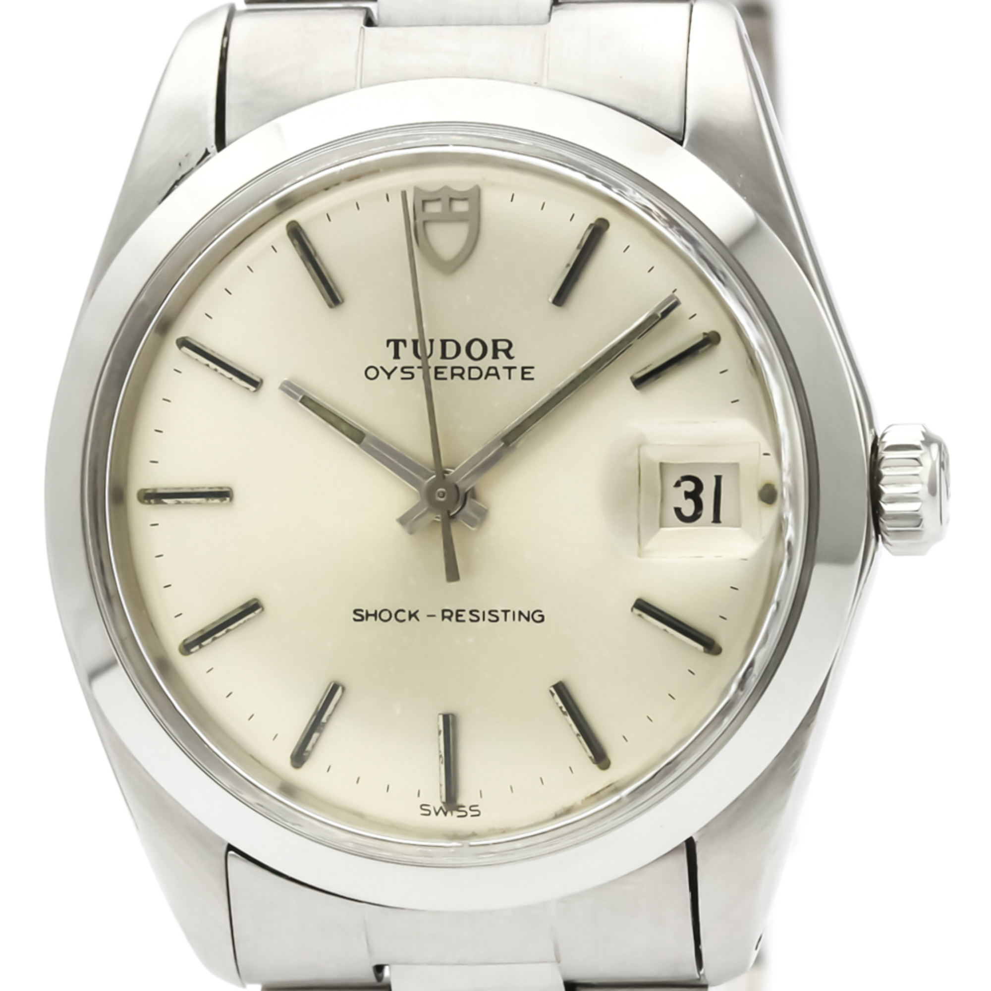 Tudor Oyster Date Mechanical Stainless Steel Men's Dress Watch 90100