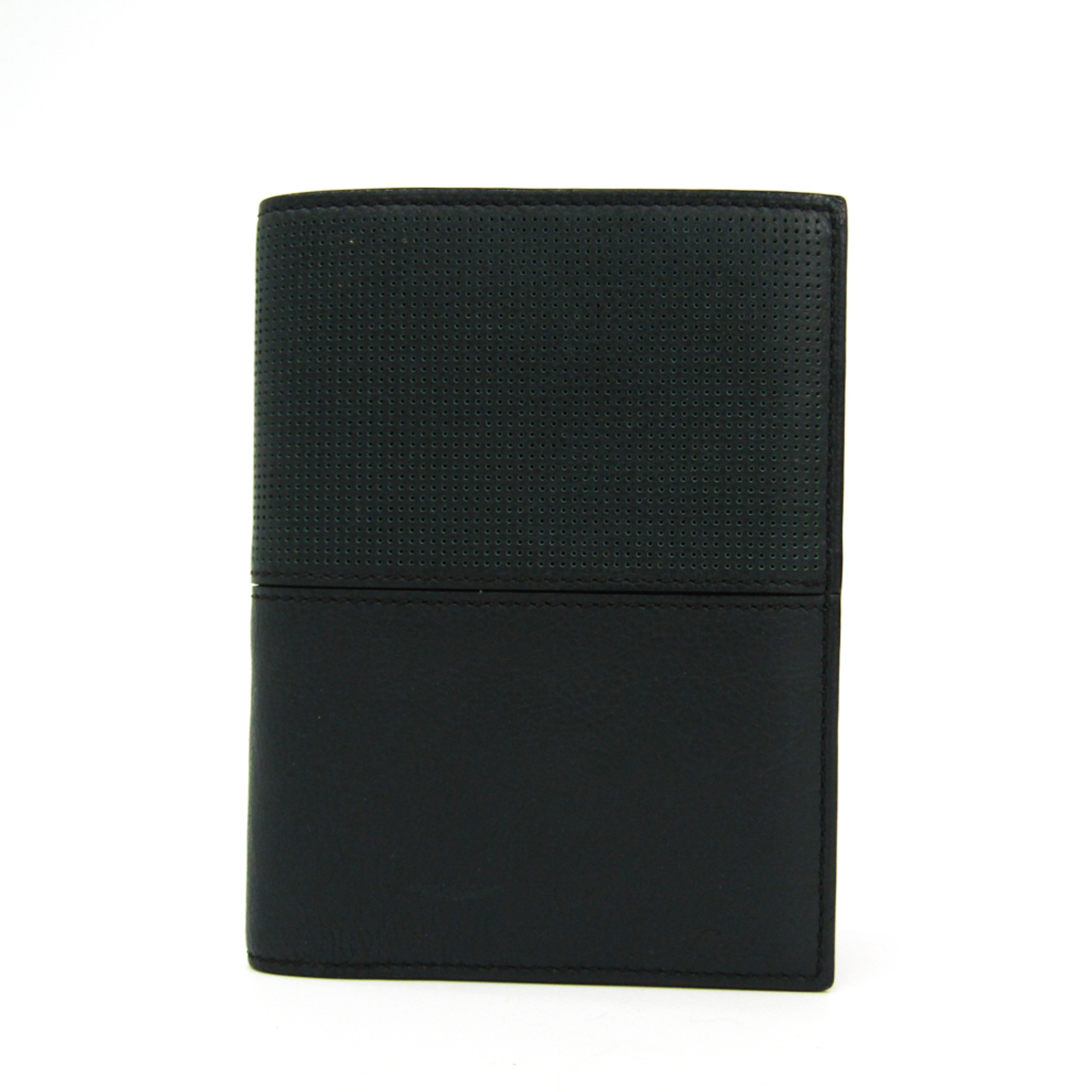 Cartier Leather Passport Cover Dark Green