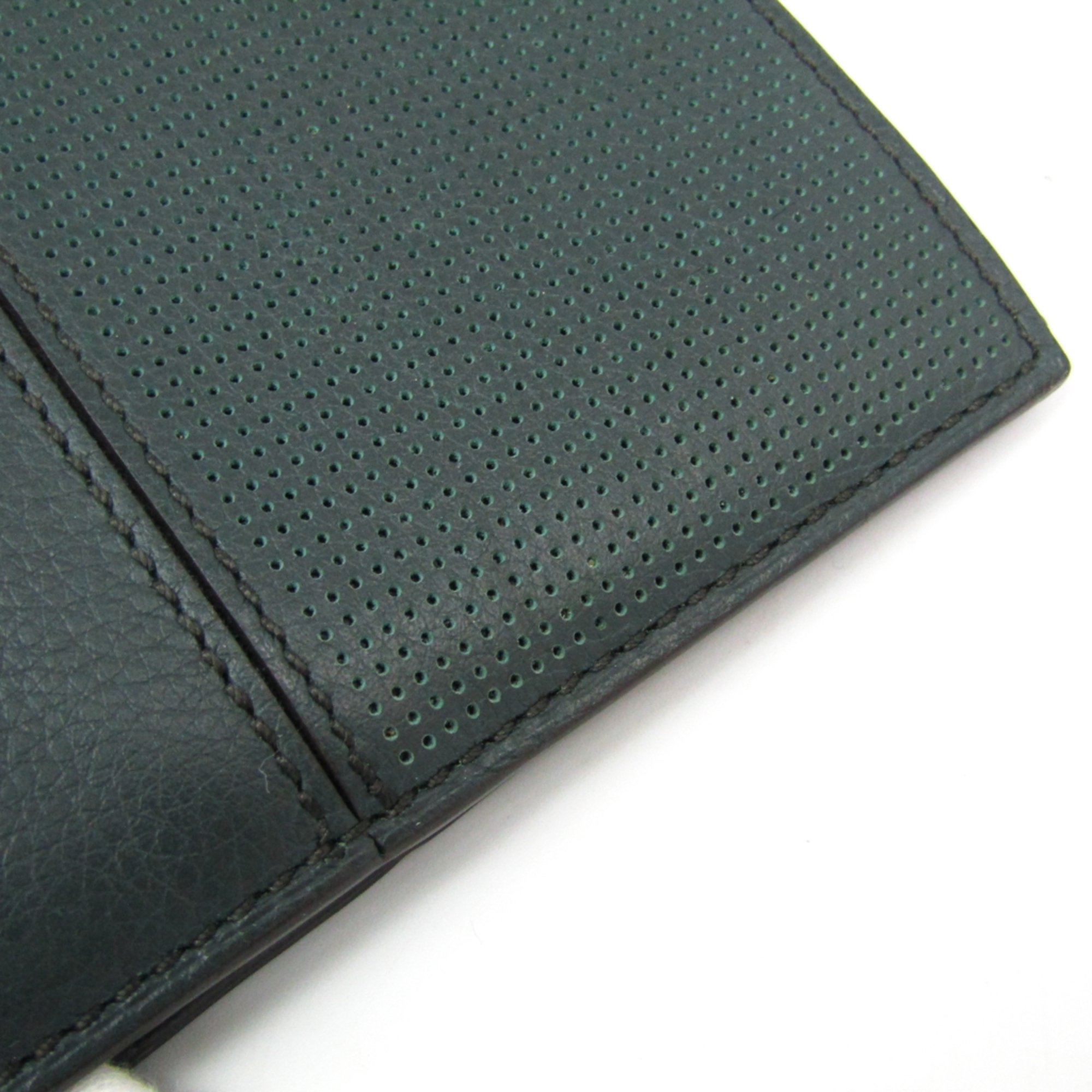 Cartier Leather Passport Cover Dark Green