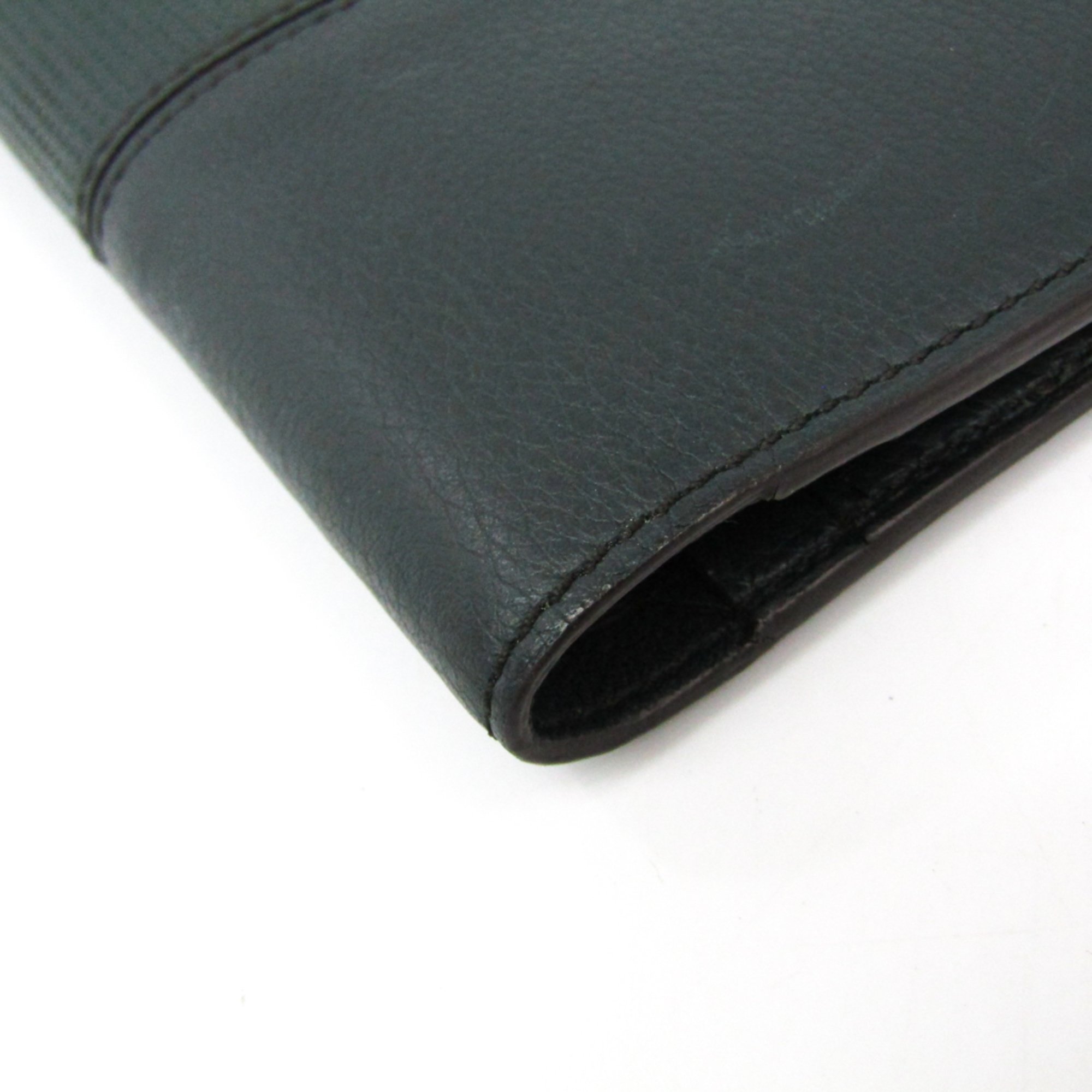 Cartier Leather Passport Cover Dark Green