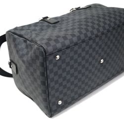 Louis Vuitton Damier Graphite Road Star 50 N48189 Men's Boston Bag Damier Graphite
