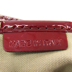 Burberry Heart Print 3640008 Women's PVC,Patent Leather Shoulder Bag Beige,Bordeaux