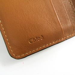 Chloé Nicole 3P0912 Women's Leather Wallet (tri-fold) Brown