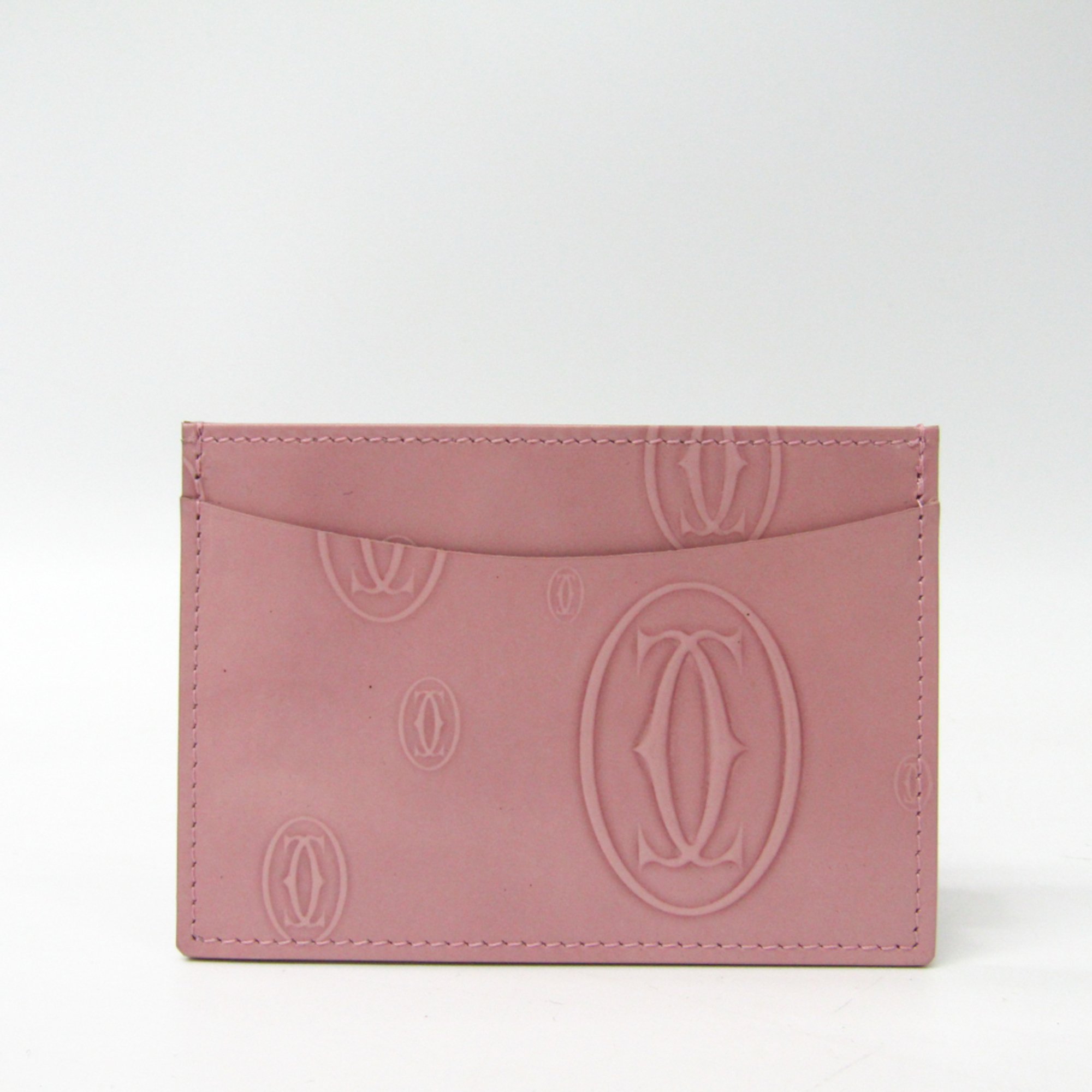 Cartier Happy Birthday Leather Card Case Pink L3000788