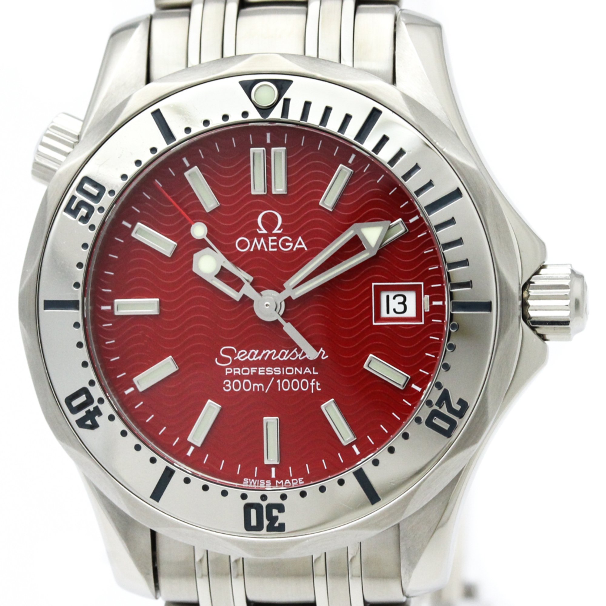 Omega Seamaster Quartz Stainless Steel Men's Sports Watch 2562.60