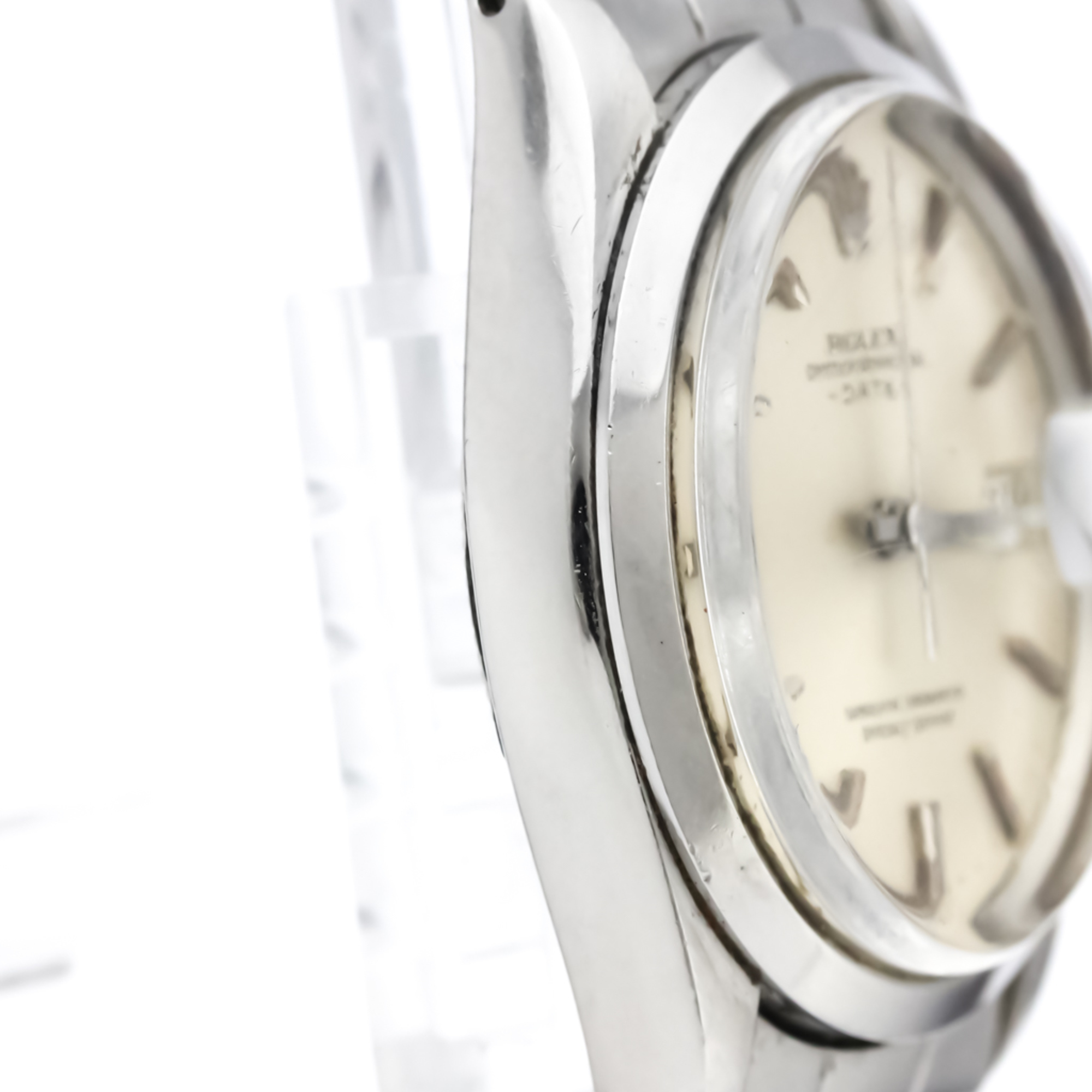 ROLEX Oyster Perpetual Date 1500 Steel Automatic Mens Watch