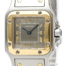 Cartier Santos Galbee Quartz Stainless Steel,Yellow Gold (18K) Women's Dress Watch