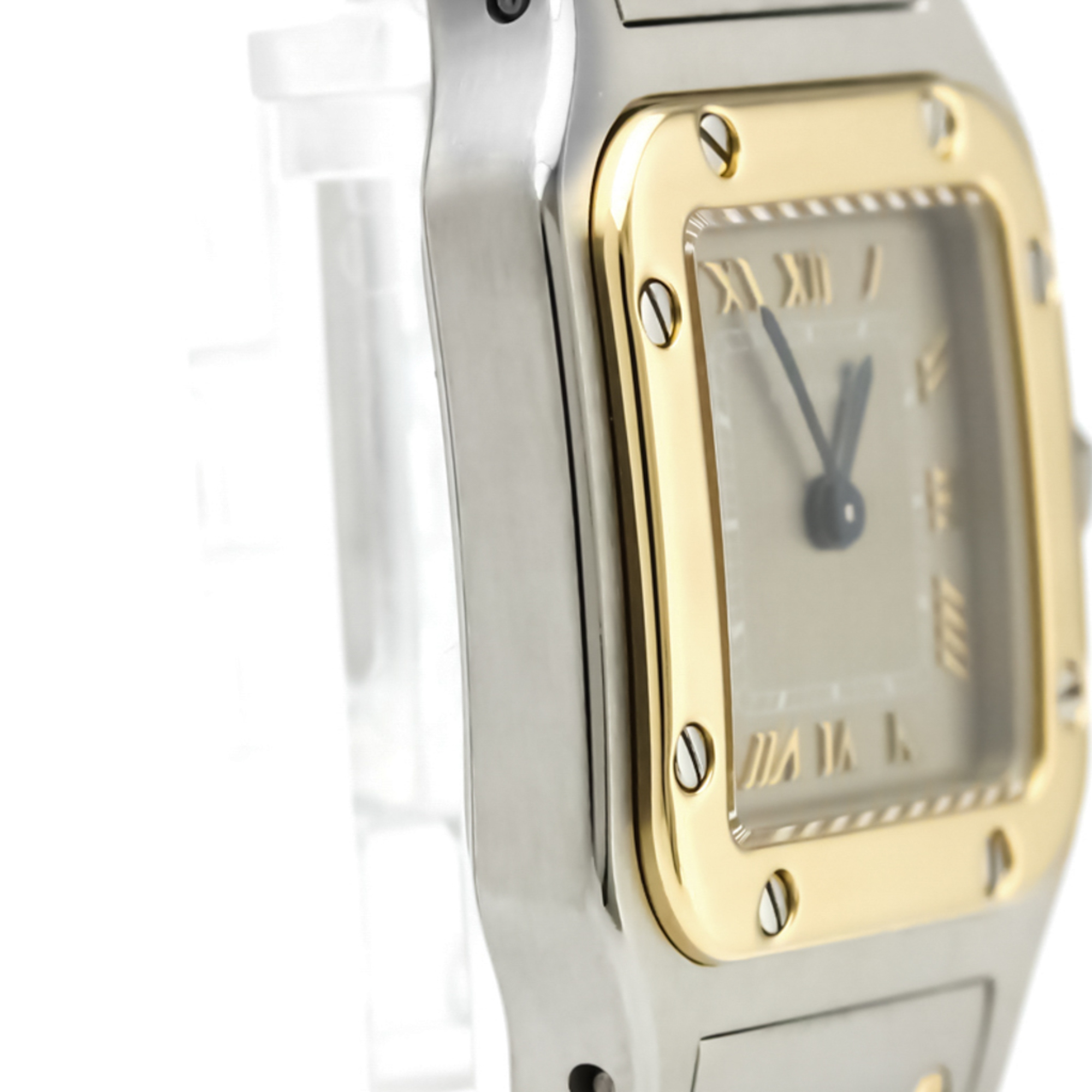 Cartier Santos Galbee Quartz Stainless Steel,Yellow Gold (18K) Women's Dress Watch