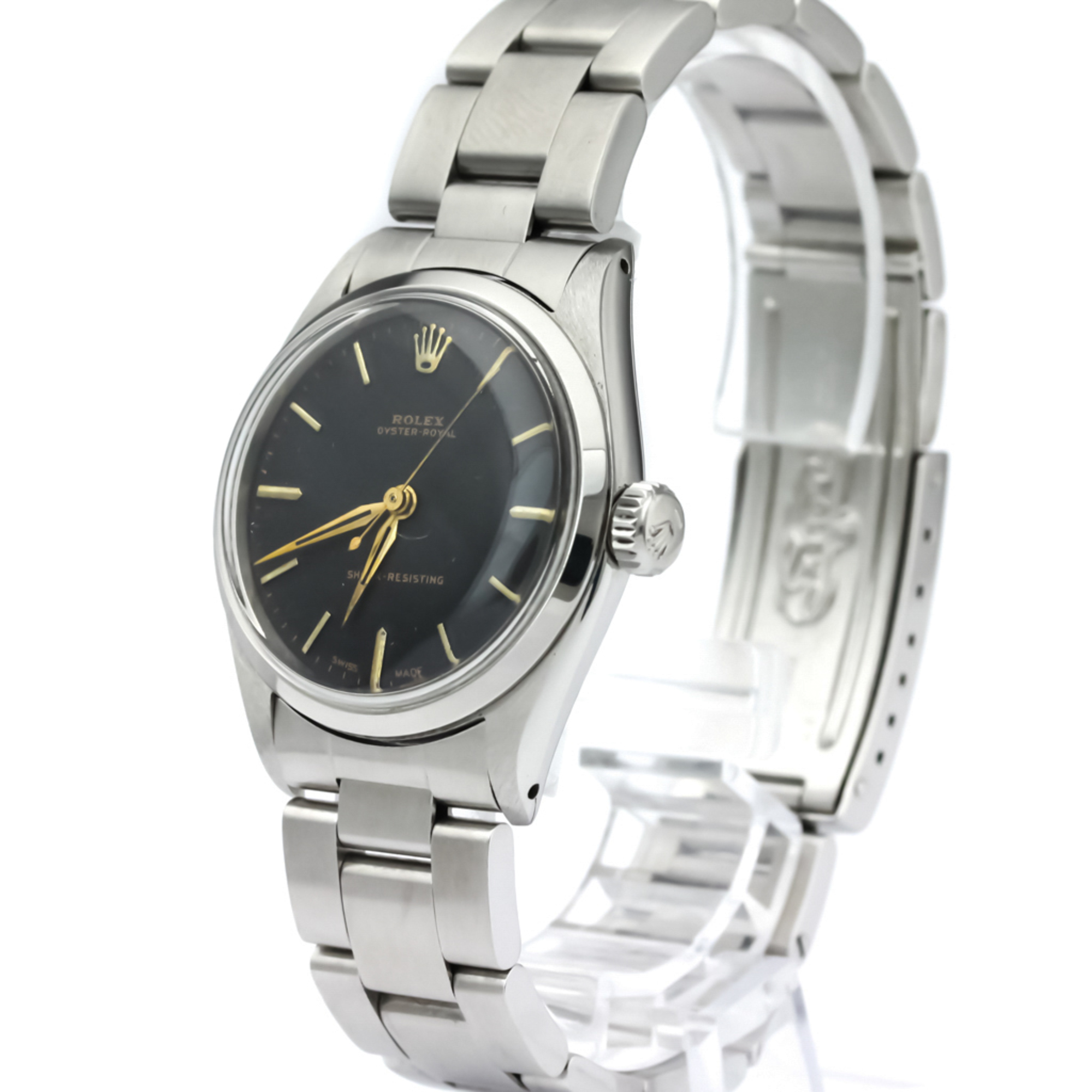 Rolex Oyster Royal Mechanical Stainless Steel Unisex Dress Watch 6444
