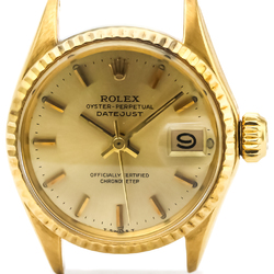 Rolex Oyster Perpetual Date Automatic Yellow Gold (18K) Women's Dress Watch 6516